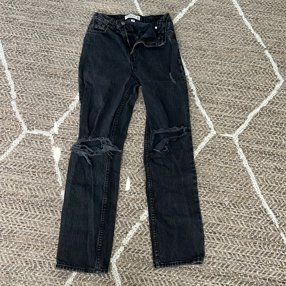 Abercrombie & Fitch 90s Ultra High Rise Straight Jean